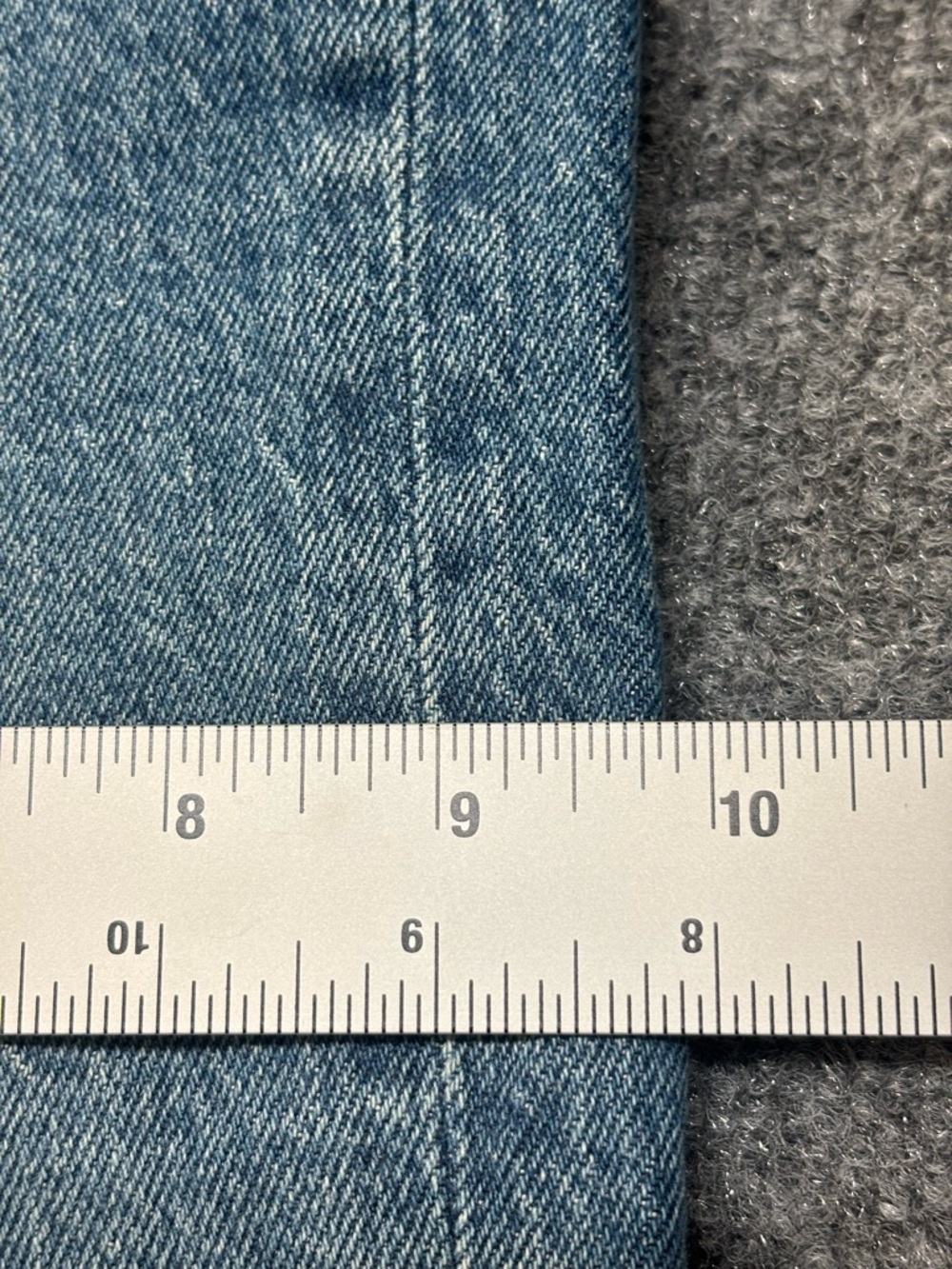 LOFT The Straight High Rise Distressed Jeans Light Wash | Size 28 / 6 - Picture 11 of 11